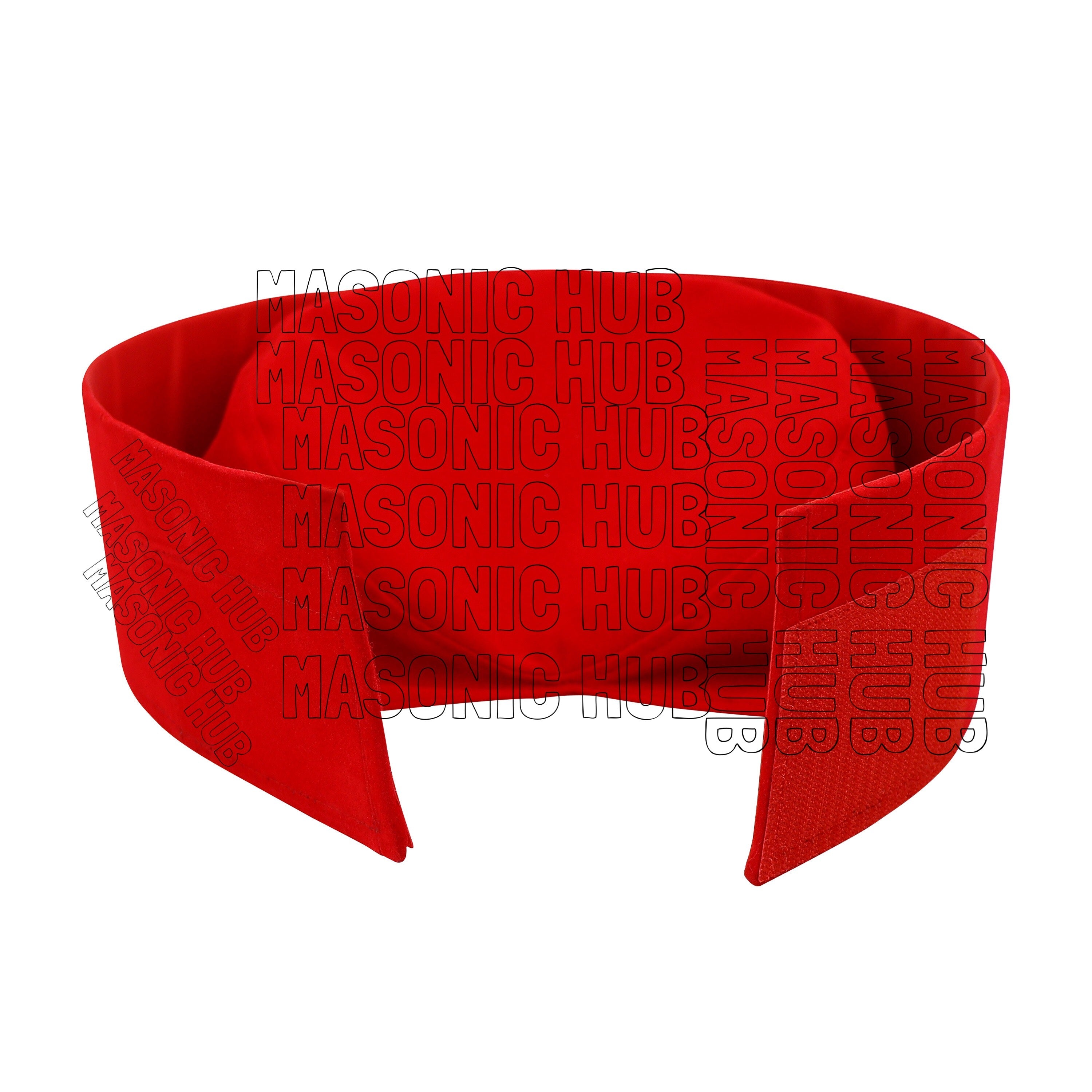 Handmade Velvet Crown – Royal Arch Master Crown –Masonic Regalia Hat –Red Velvet Masonic Hub