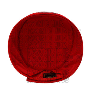 Handmade Velvet Crown – Royal Arch Master Crown –Masonic Regalia Hat –Red Velvet Masonic Hub