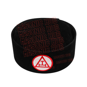 Handmade Velvet Crown Royal Arch Master Crown Masonic Regalia Hat –Black Velvet Masonic Hub