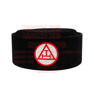 Handmade Velvet Crown Royal Arch Master Crown Masonic Regalia Hat –Black Velvet Masonic Hub