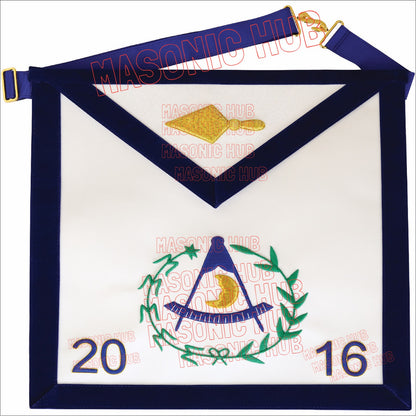 District Deputy Grand Master Lambskin Apron – Grand Lodge of Texas Freemasons