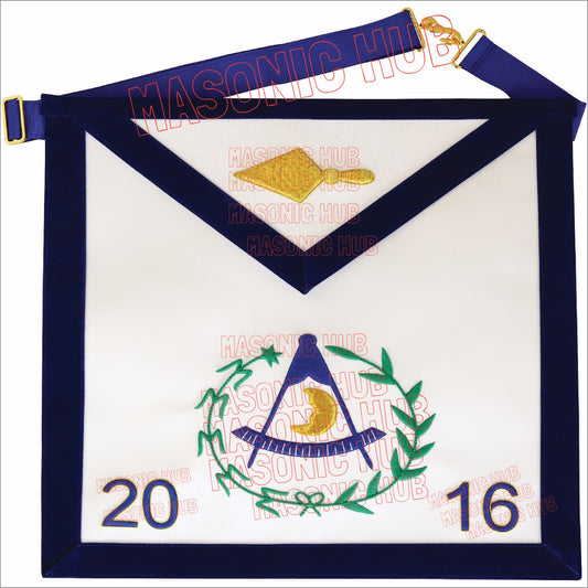 District Deputy Grand Master Lambskin Apron – Grand Lodge of Texas Freemasons