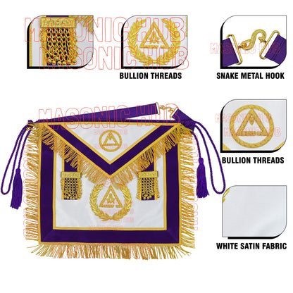 Vintage Prince Hall PHA Past Grand Thrice Illustrious Master Masonic Apron