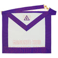 Cryptic Mason Left Break Masonic Lodge Lambskin Apron Royal & Select Trowel Masonic Hub