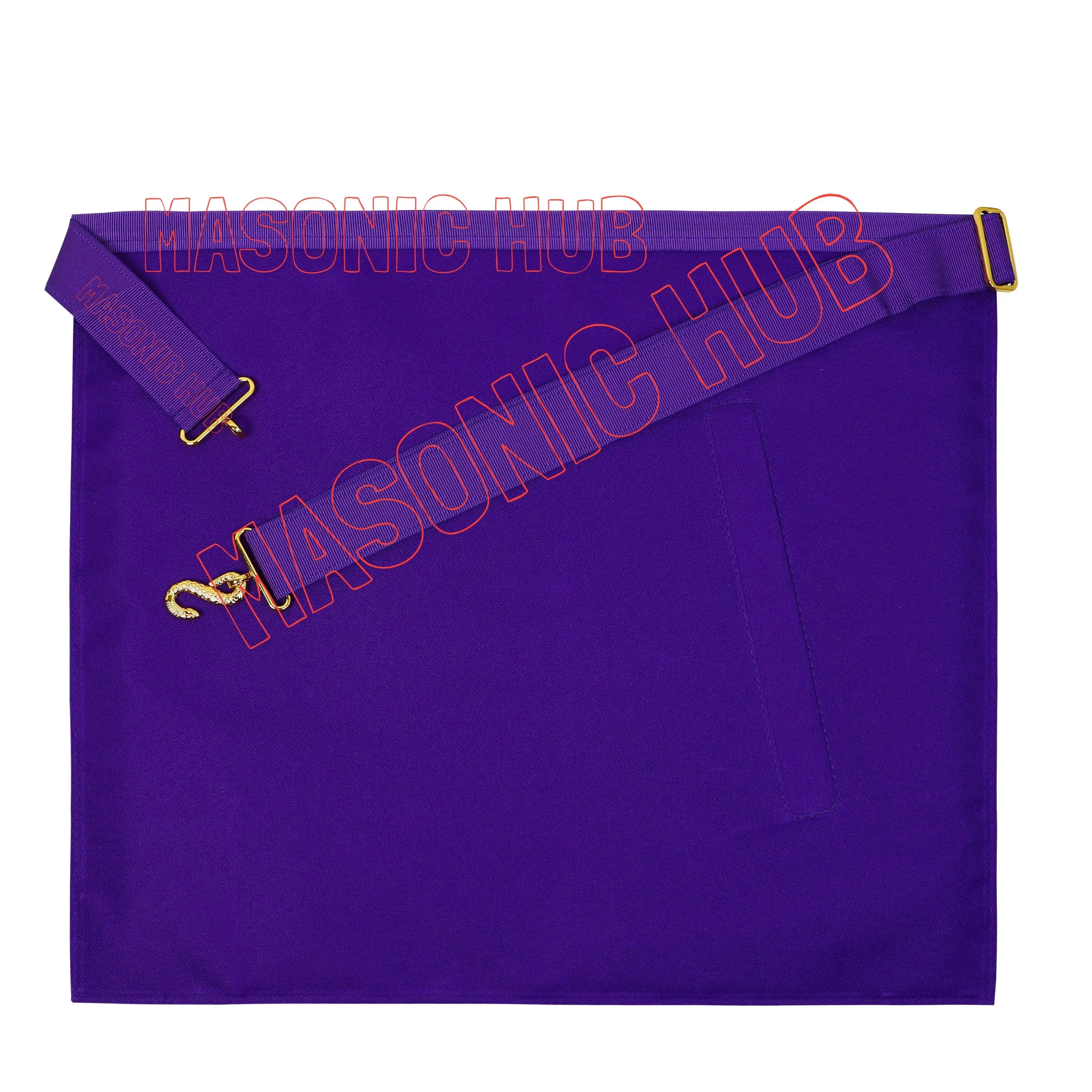 York Rite Council Member Lambskin Apron – Royal &amp; Select Master (RSM) Emblem Masonic Hub
