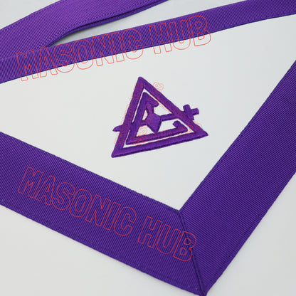 Handcrafted Masonic Lambskin Apron – Royal & Select Master (RSM) Council Member