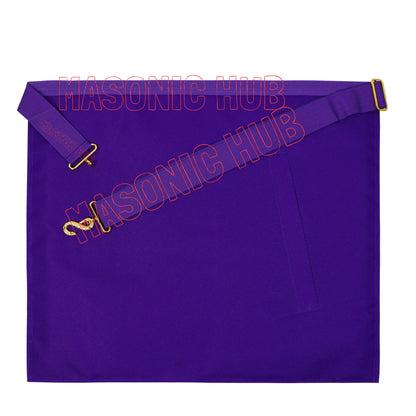 Handcrafted Masonic Lambskin Apron – Royal & Select Master (RSM) Council Member