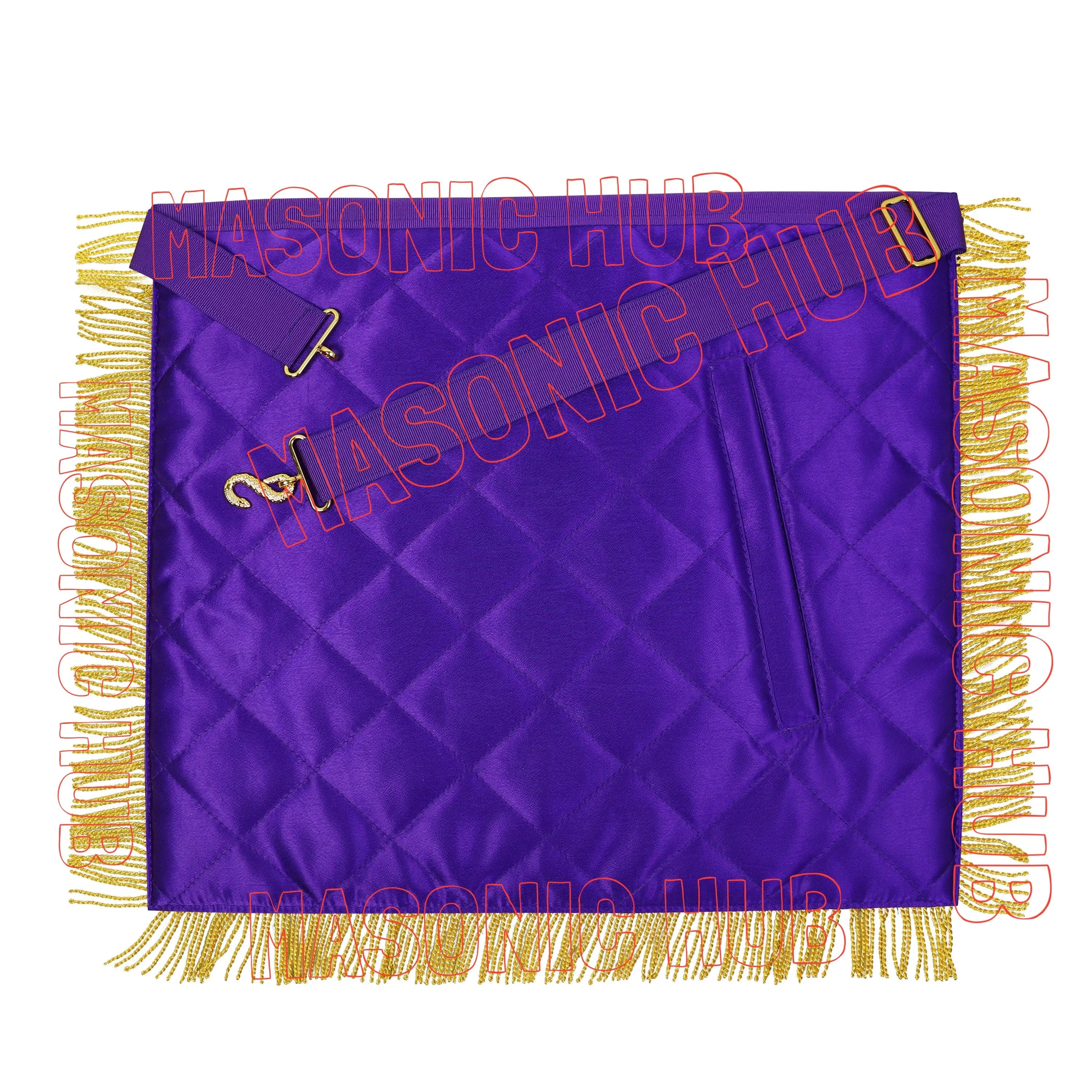 Masonic Council Past Illustrious Master (PIM) Satin Apron Masonic Hub