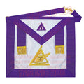 Hand-Embroidered Masonic Past Thrice Illustrious Master (PTIM) Apron Masonic Hub