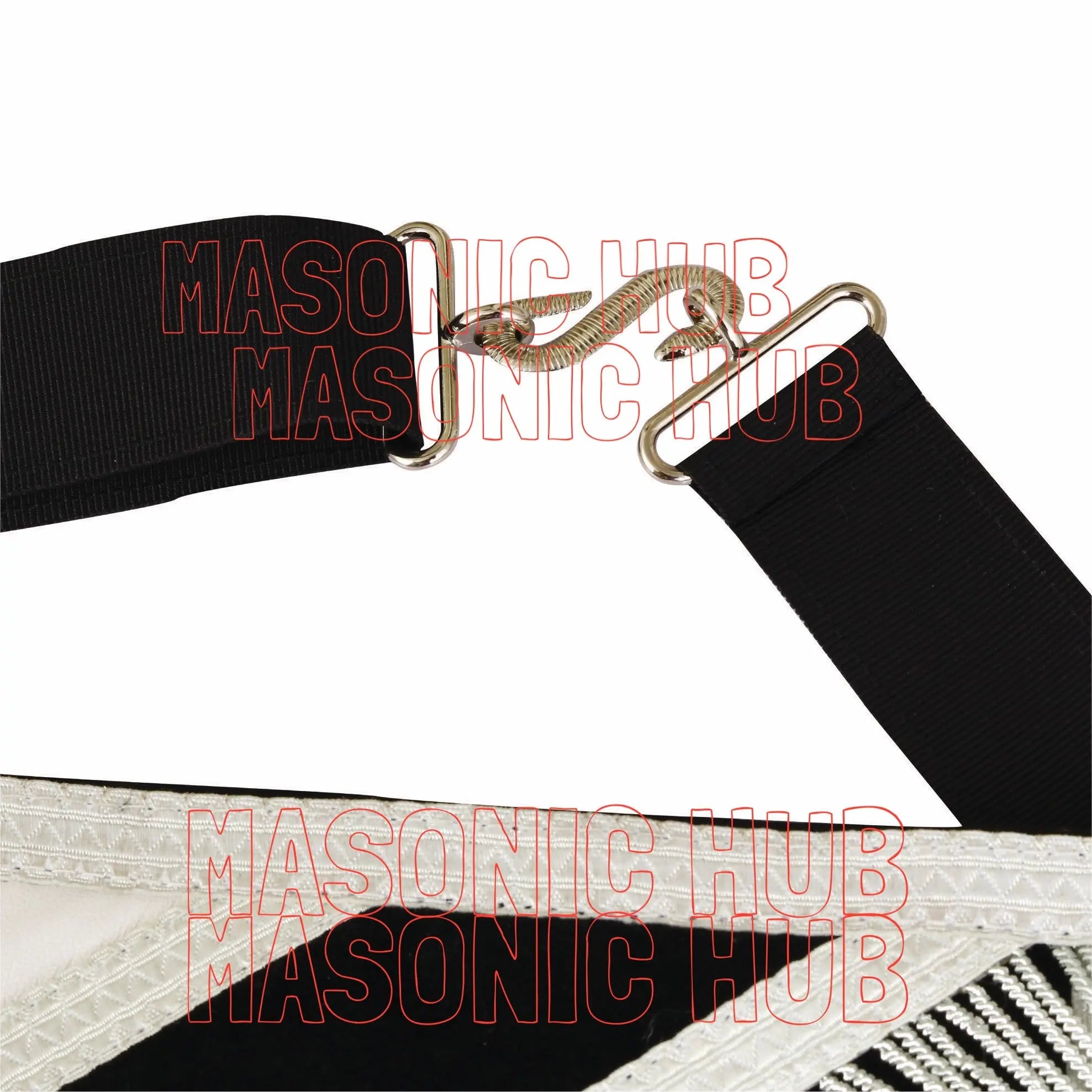 MASONIC HUB Master Mason Skull &amp; Cross Bones 100% Lambskin Masonic Apron - Handcrafted Masonic Hub