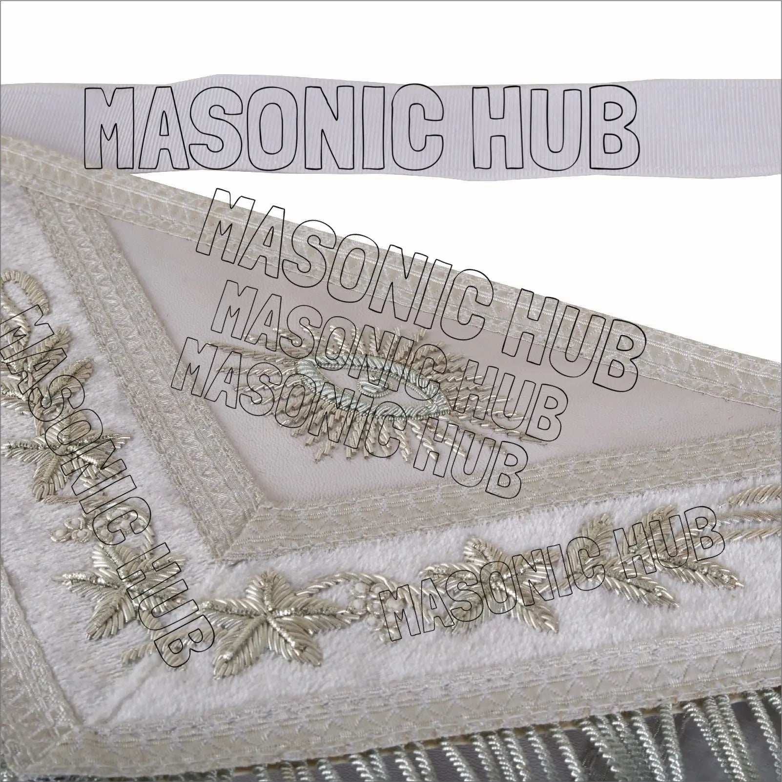 Craftsman's Pride: Handmade Masonic Master Mason Apron – Genuine Lambskin Masonic Hub