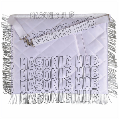Craftsman's Pride: Handmade Masonic Master Mason Apron – Genuine Lambskin