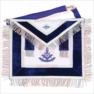Masterfully Crafted Lambskin Apron with Iconic Past Master Emblem Masonic Hub