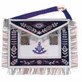 Exquisite Handcrafted Masonic Past Master Lambskin Apron – 100% Handmade Elegance Masonic Hub