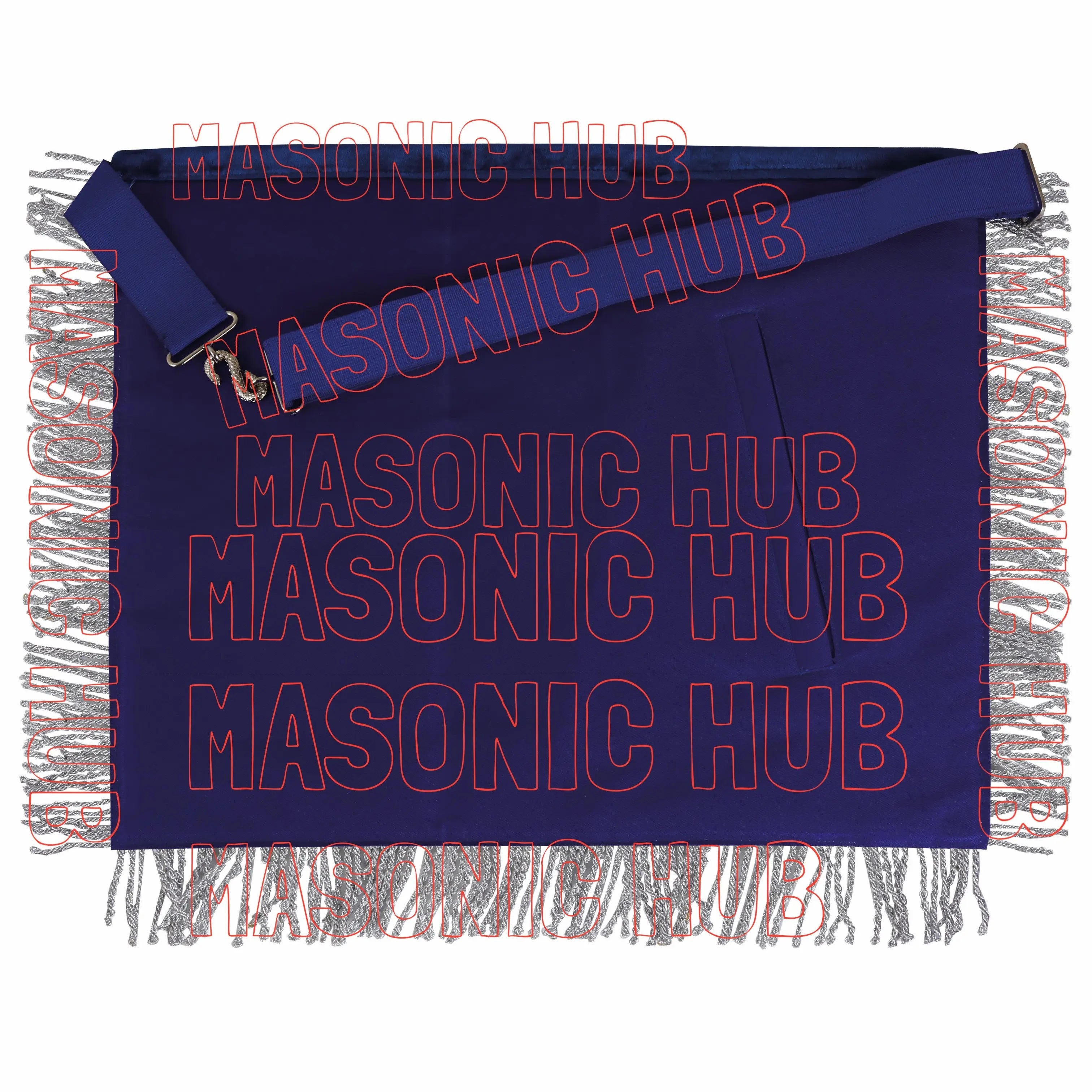 Exquisite Handcrafted Masonic Past Master Lambskin Apron – 100% Handmade Elegance Masonic Hub