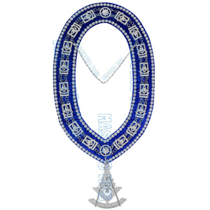 Premium Masonic Past Master Apron – 100% Lambskin with Chain Collar & Free Jewel Masonic Hub