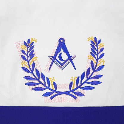 Masonic Regalia Blue Lodge Jr. Deacon Apron &amp; Chain Collar with Jewel
