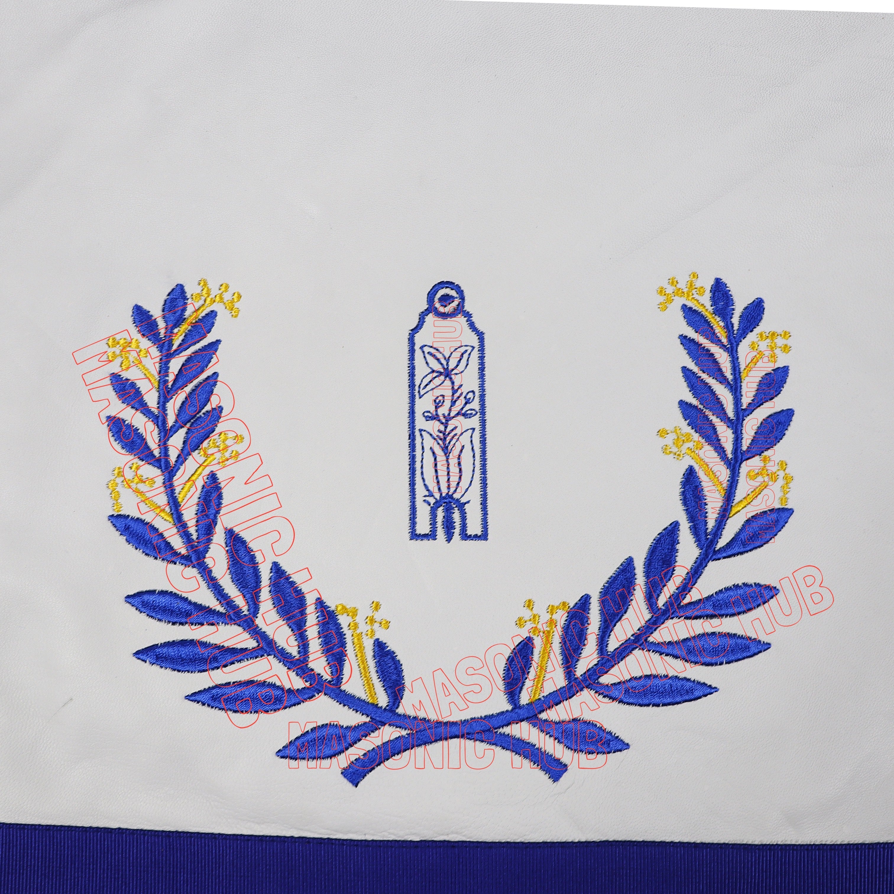 Masonic Regalia Blue Lodge Junior Warden Apron & Chain Collar with Jewel
