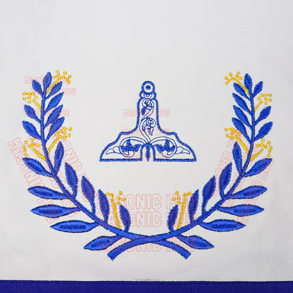 Masonic Regalia Blue Lodge Senior Warden Apron & Chain Collar with Jewel