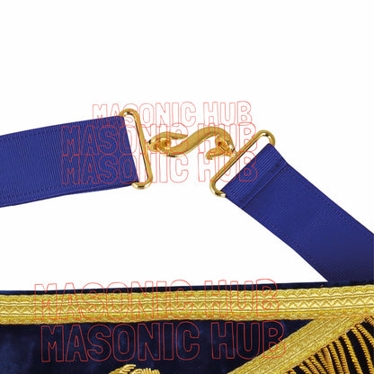 Masonic Regalia Deputy Grand Master Set – Lambskin Apron, Chain Collar & Cuff