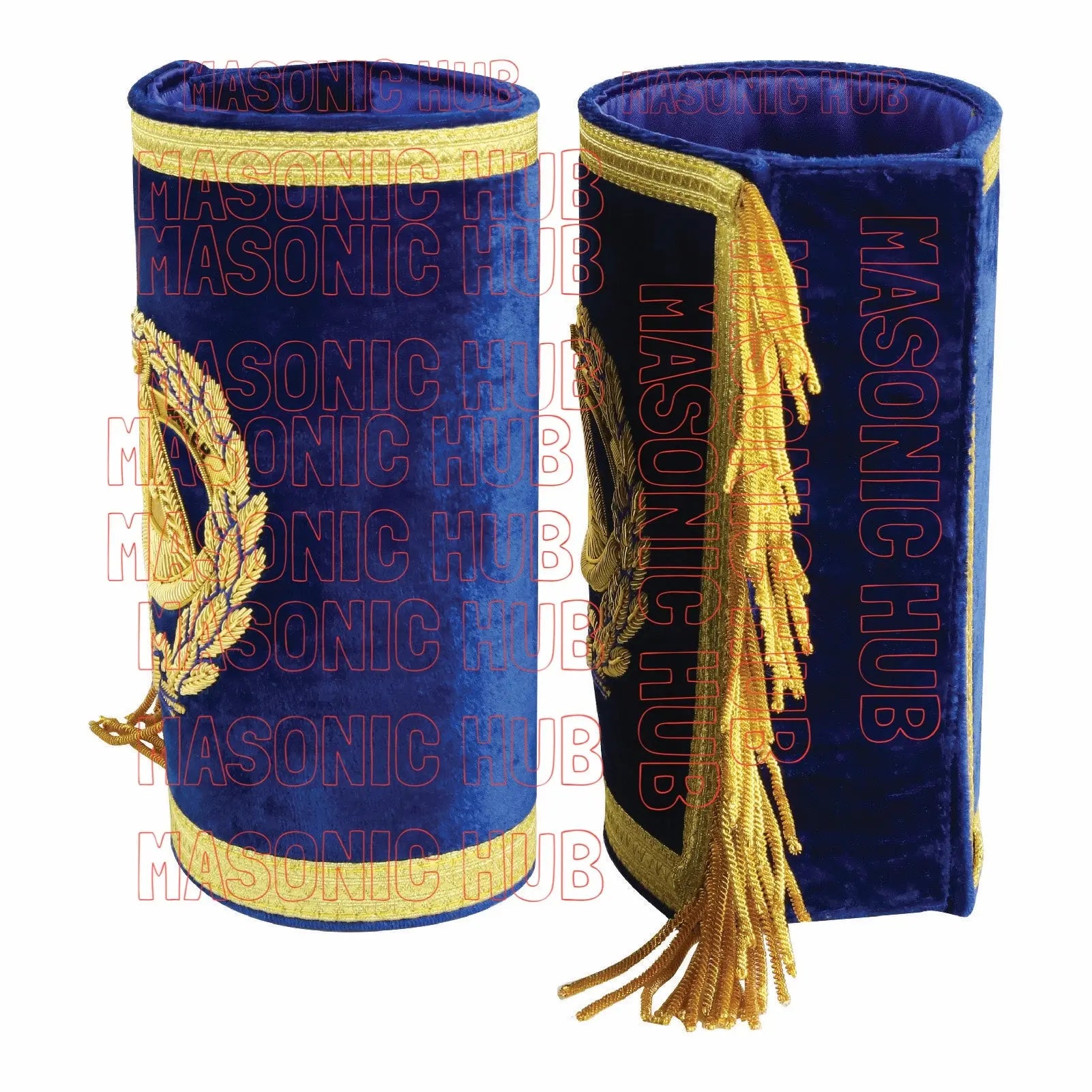 Masonic Regalia Deputy Grand Master Set – Lambskin Apron, Chain Collar & Cuff Masonic Hub
