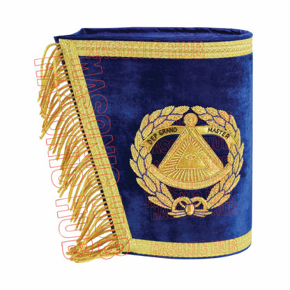 Masonic Regalia Deputy Grand Master Set – Lambskin Apron, Chain Collar & Cuff