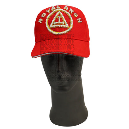 Masonic Royal Arch Baseball Cap – Handcrafted Emblem, Premium Quality