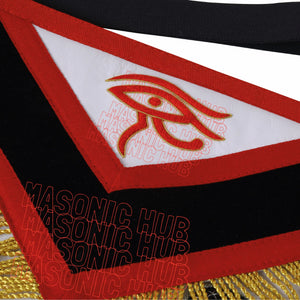MASONIC REGALIA – EXQUISITE CUSTOM PAST MASTER 100% LAMBSKIN APRON Masonic Hub