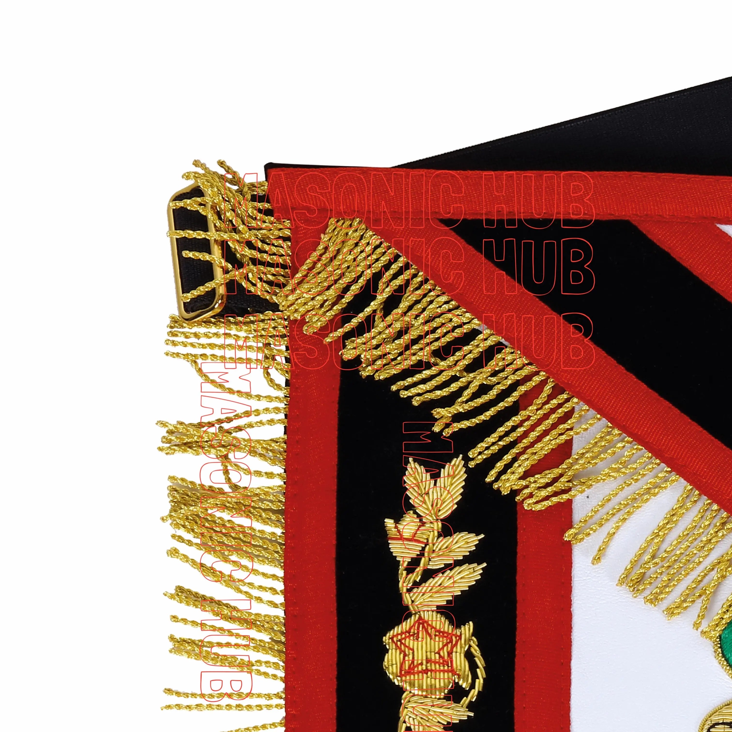 MASONIC REGALIA – EXQUISITE CUSTOM PAST MASTER 100% LAMBSKIN APRON Masonic Hub