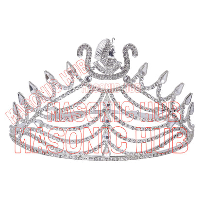 Masonic DOI Crown – Silver-Tone Daughter of Isis Regal Headpiece