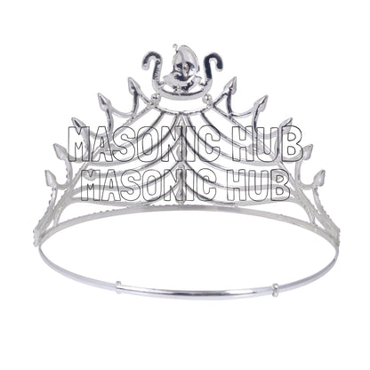 Masonic DOI Crown – Silver-Tone Daughter of Isis Regal Headpiece