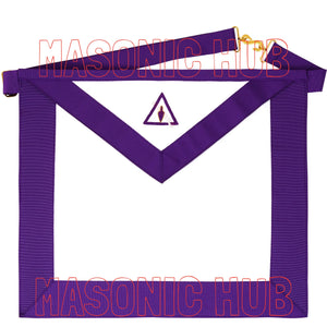 100% Lambskin Royal & Select Master RSM Member Apron - Eminence of the Council Masonic Hub