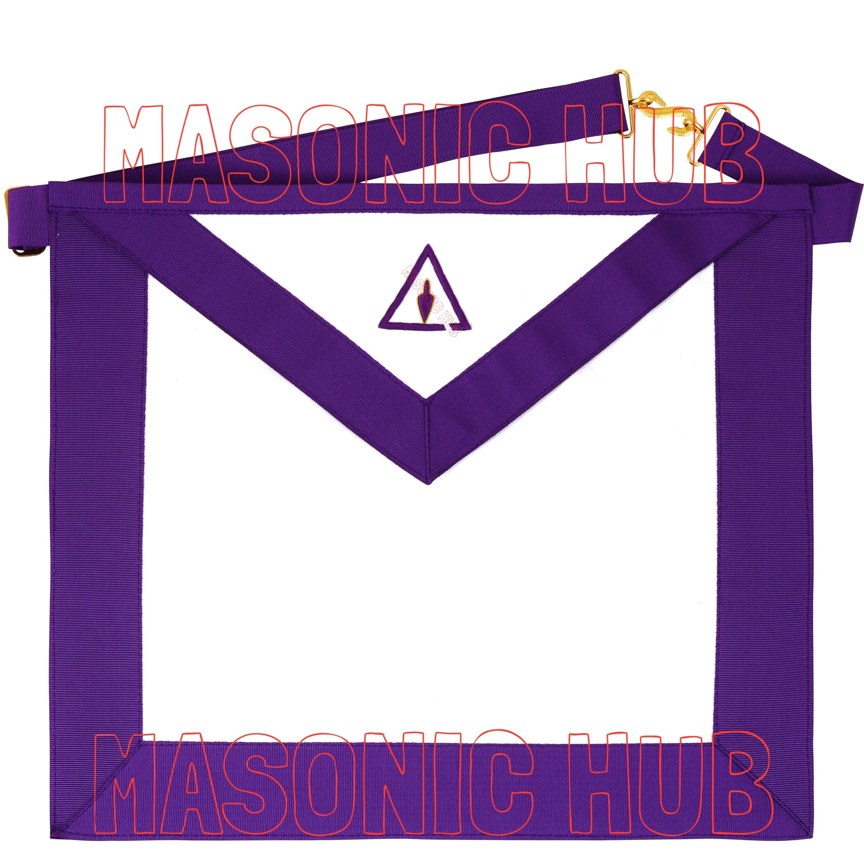 100% Lambskin Royal & Select Master RSM Member Apron - Eminence of the Council Masonic Hub