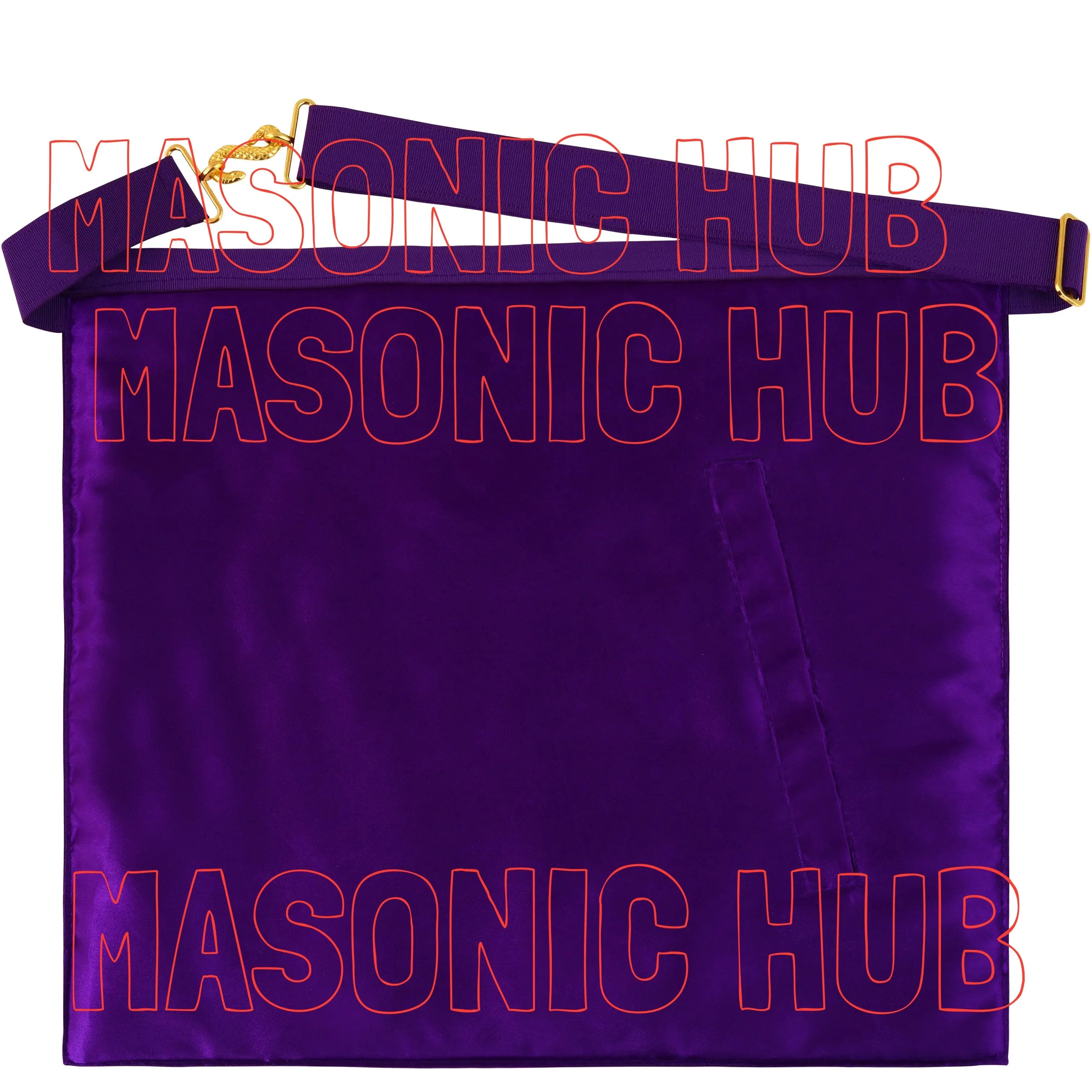 100% Lambskin Royal & Select Master RSM Member Apron - Eminence of the Council Masonic Hub