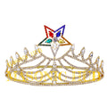 Masonic OES Worthy Matron Crown – Gold Tone with Hand-Polished Finish Masonic Hub