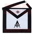 Handcrafted Lambskin Masonic Master Mason Funeral Apron For Freemasonry Masonic Hub