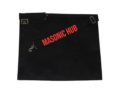 Handcrafted Lambskin Masonic Master Mason Funeral Apron For Freemasonry