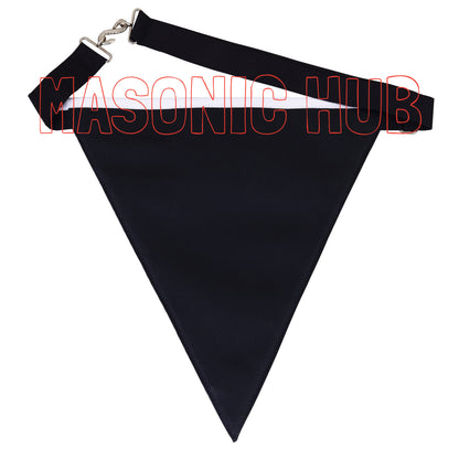 Masonic Knight Templar Apron – 100% Lambskin, Hand Embroidered