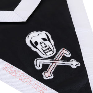 Masonic Knight Templar Apron – 100% Lambskin, Hand Embroidered Masonic Hub