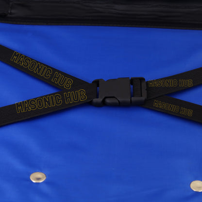 Masonic Hand-Embroidered Square &amp; Compass Apron Case – Black