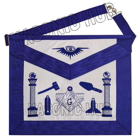 Handcrafted Lambskin Apron Masonic Master Mason Working Tools for Freemasonry