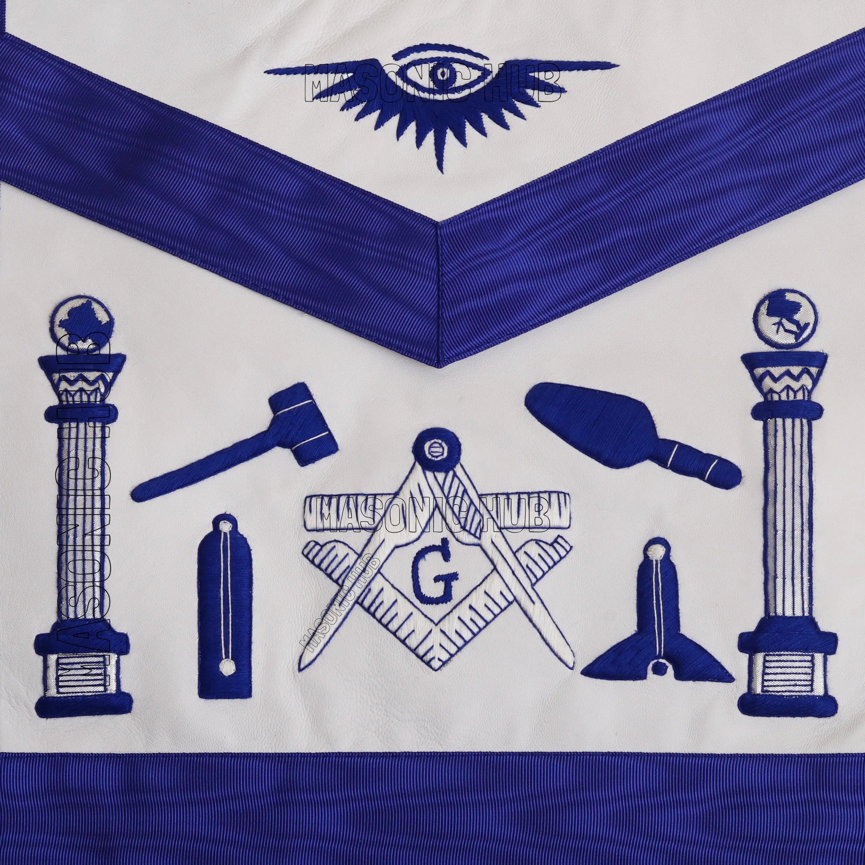Handcrafted Lambskin Apron Masonic Master Mason Working Tools for Freemasonry Masonic Hub