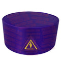 Masonic Royal & Select Master Cap Crown - Purple Color Freemason Regalia Hat Masonic Hub