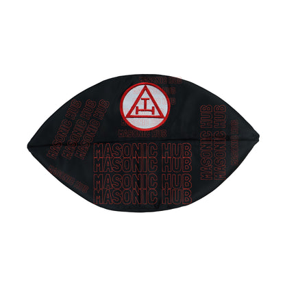 Royal Arch Masons Black Soft Cap with Royal Arch Emblem - Freemason Regalia Hat