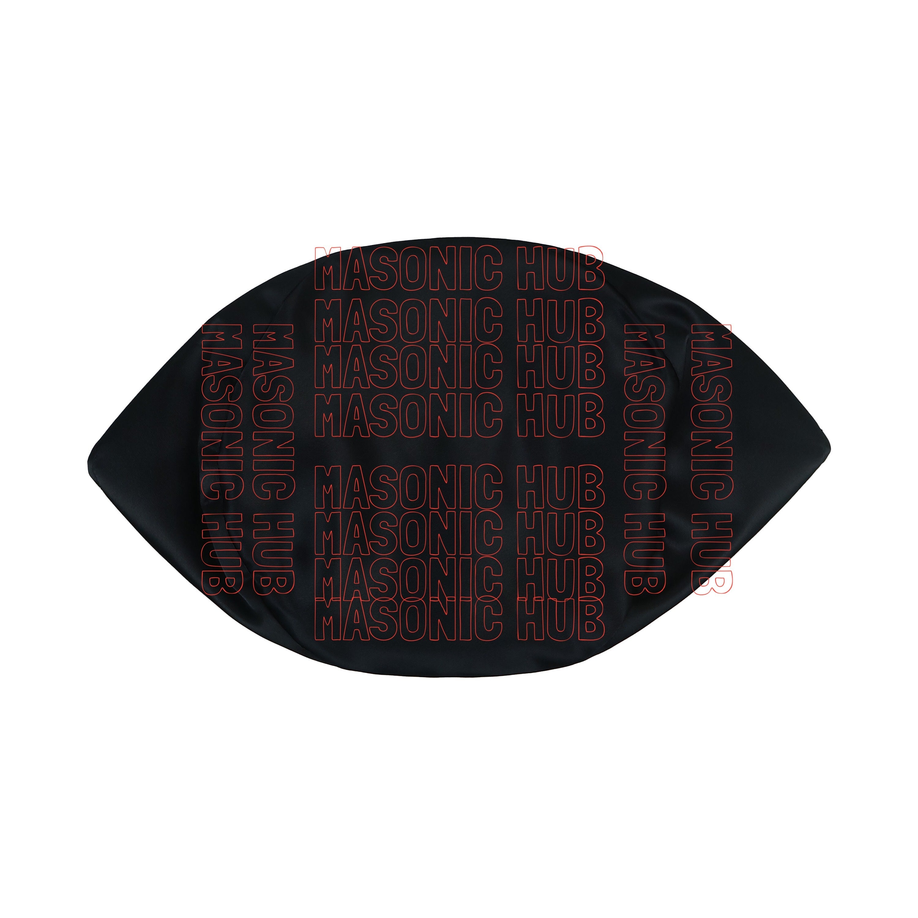 Royal Arch Masons Black Soft Cap with Royal Arch Emblem - Freemason Regalia Hat Masonic Hub