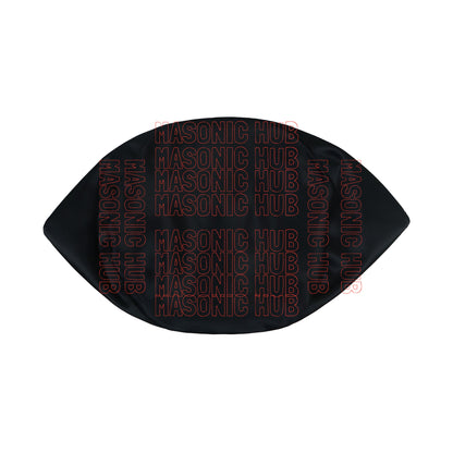 Royal Arch Masons Black Soft Cap with Royal Arch Emblem - Freemason Regalia Hat