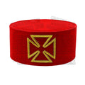Masonic Knight Templar Purple Grand Prior Cap – Precision Craftsmanship Masonic Hub