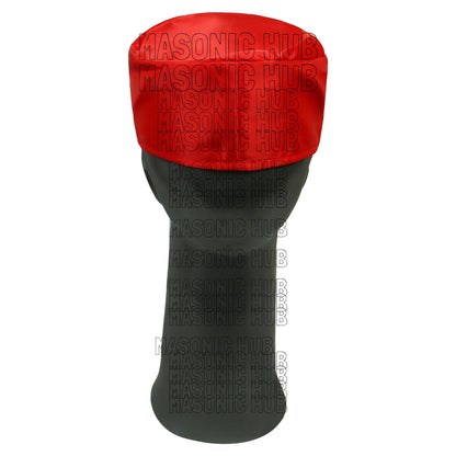 Royal Arch Masons Red Soft Cap with Royal Arch Emblem - Freemason Regalia Hat