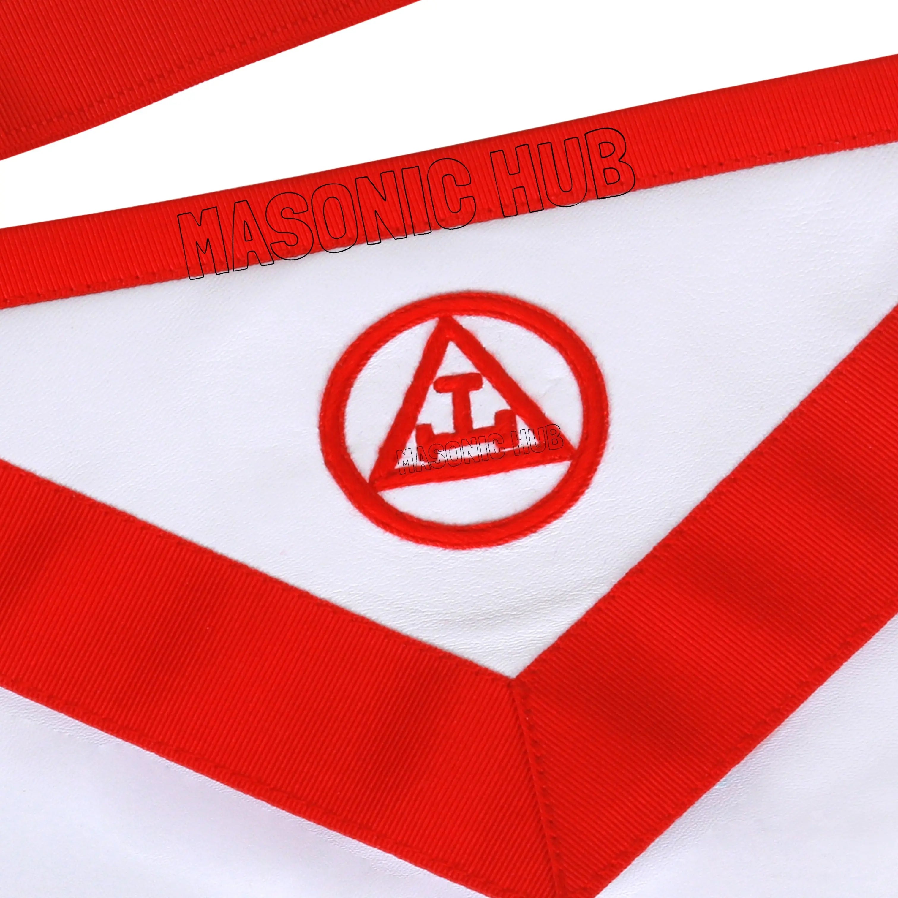 Handcrafted Lambskin Masonic Royal Arch Past High Priest PHP Apron for Freemason Masonic Hub