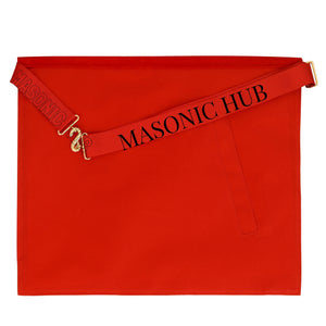 Handcrafted Lambskin Masonic Royal Arch Past High Priest PHP Apron for Freemason Masonic Hub